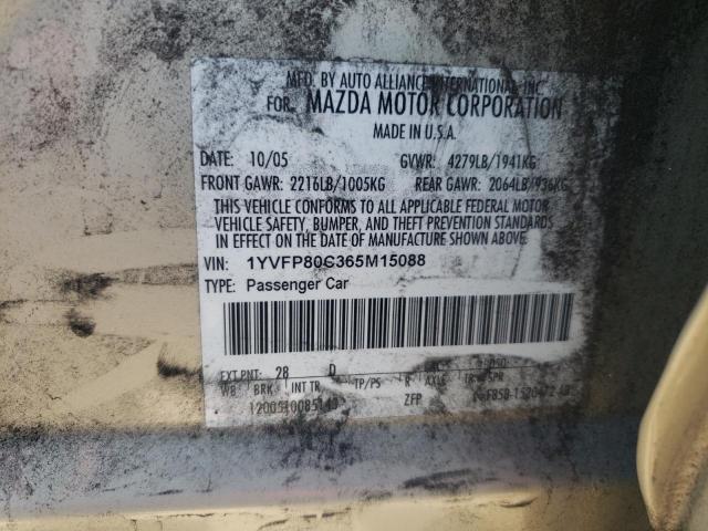 Photo 11 VIN: 1YVFP80C365M15088 - MAZDA 6 I 