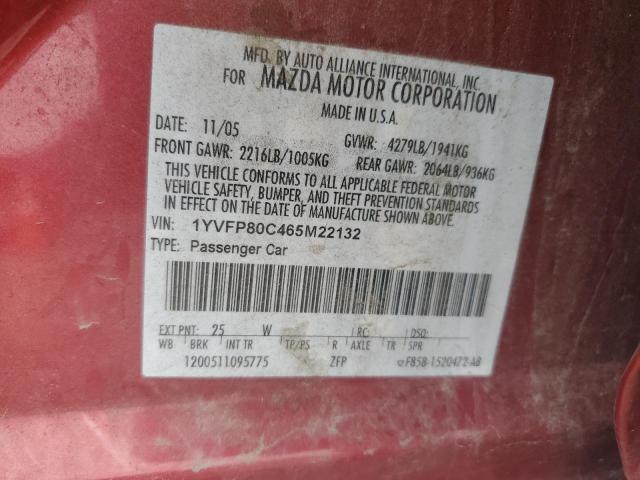 Photo 11 VIN: 1YVFP80C465M22132 - MAZDA 6 I 