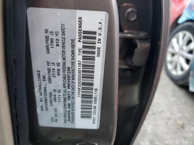 Photo 11 VIN: 1YVGF22C025301187 - MAZDA 626 