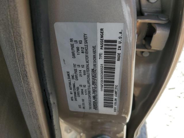 Photo 11 VIN: 1YVGF22C925305531 - MAZDA 626 