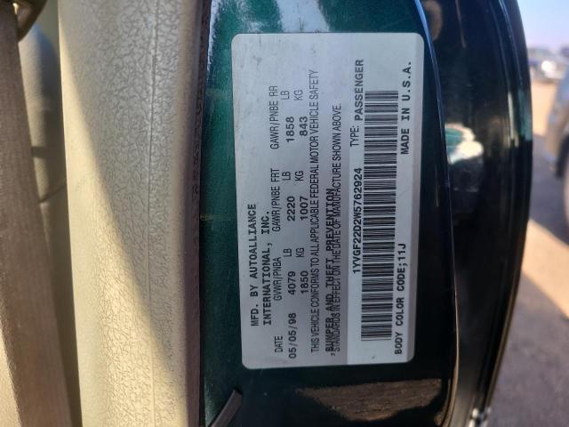 Photo 11 VIN: 1YVGF22D2W5762924 - MAZDA 626 