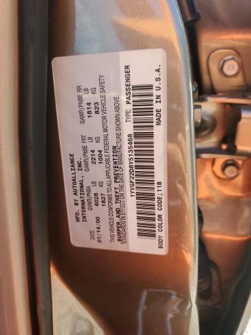 Photo 12 VIN: 1YVGF22D8Y5135468 - MAZDA 626 ES 