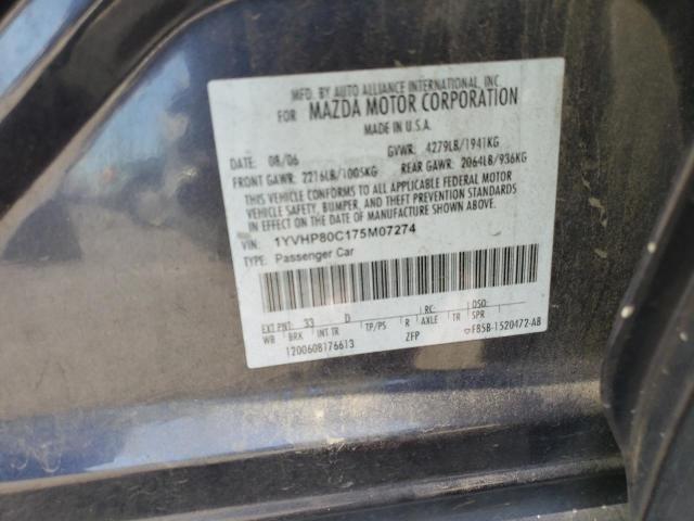 Photo 12 VIN: 1YVHP80C175M07274 - MAZDA 6 