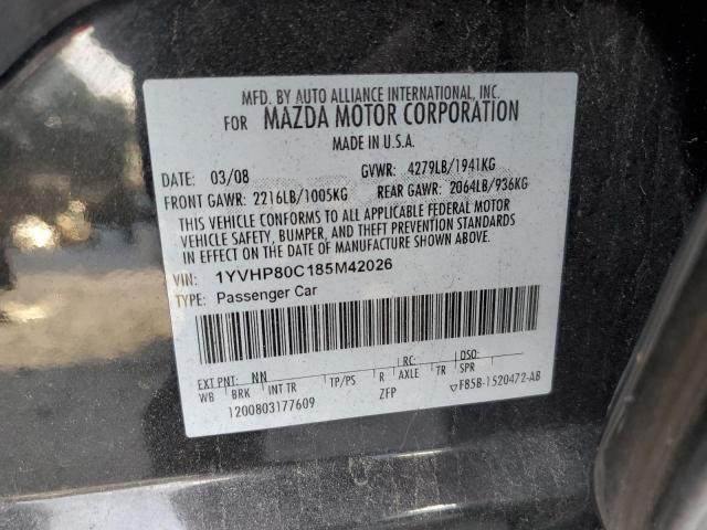 Photo 11 VIN: 1YVHP80C185M42026 - MAZDA 6 I 