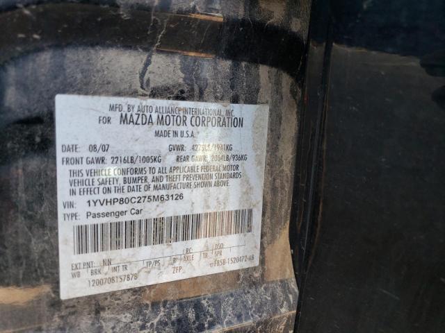 Photo 11 VIN: 1YVHP80C275M63126 - MAZDA 6 