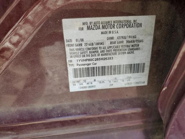 Photo 12 VIN: 1YVHP80C285M26353 - MAZDA 6 