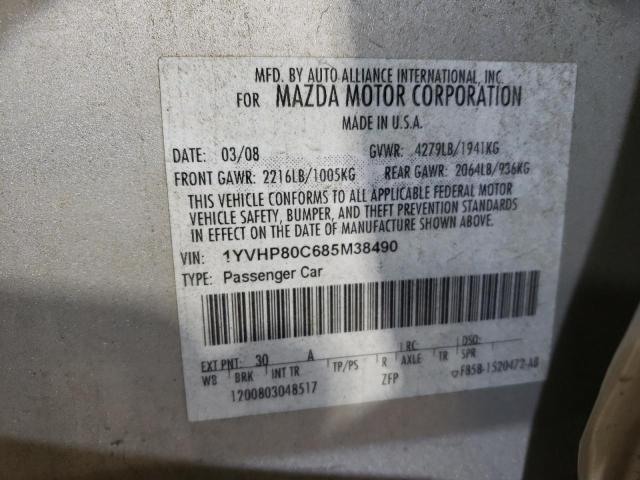 Photo 11 VIN: 1YVHP80C685M38490 - MAZDA 6 