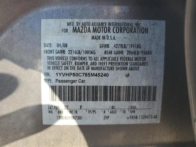 Photo 11 VIN: 1YVHP80C785M45240 - MAZDA 6 