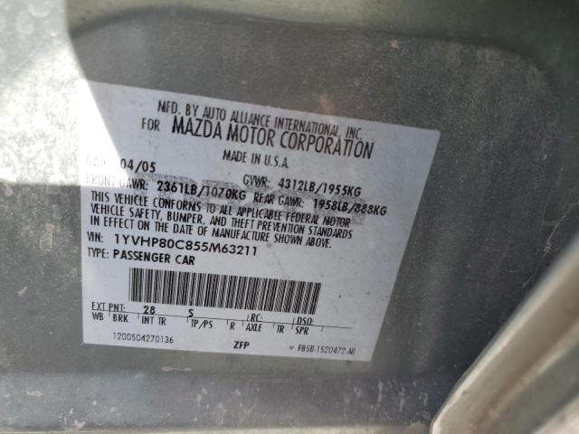 Photo 11 VIN: 1YVHP80C855M63211 - MAZDA 6 I 