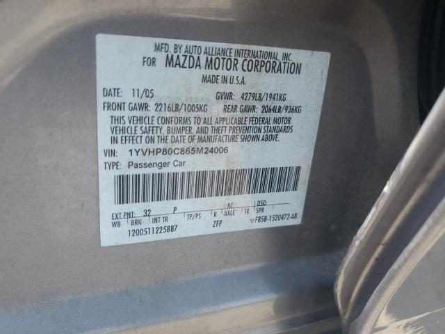 Photo 11 VIN: 1YVHP80C865M24006 - MAZDA 6 I 