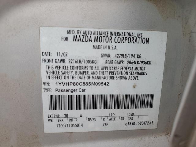 Photo 11 VIN: 1YVHP80C885M09542 - MAZDA 6 