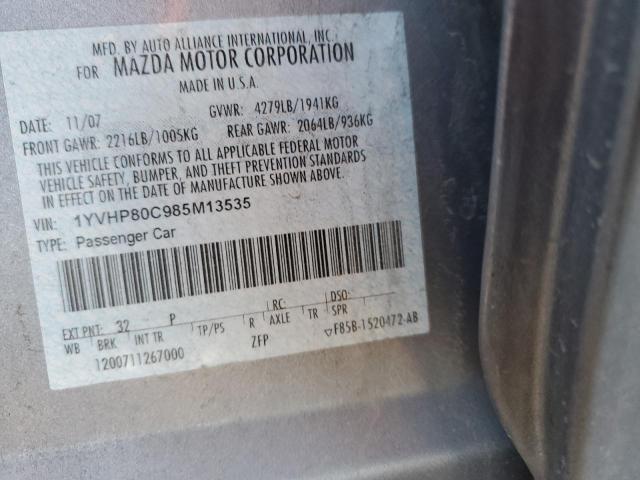 Photo 11 VIN: 1YVHP80C985M13535 - MAZDA 6 