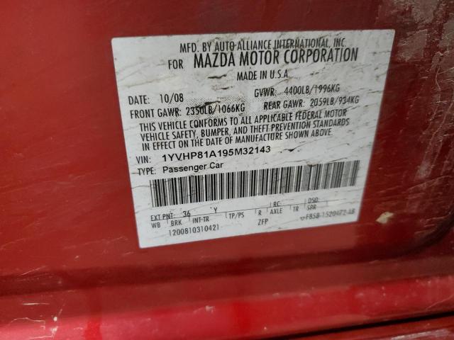 Photo 11 VIN: 1YVHP81A195M32143 - MAZDA 6 