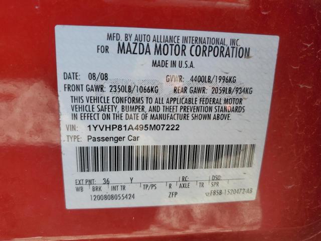 Photo 11 VIN: 1YVHP81A495M07222 - MAZDA 6 