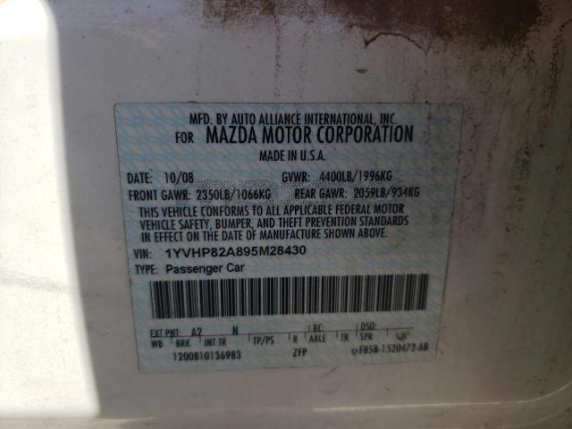 Photo 12 VIN: 1YVHP82A895M28430 - MAZDA MAZDA6 