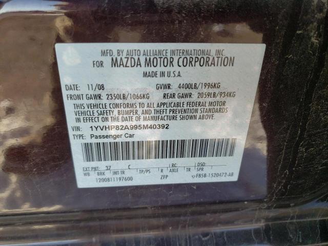 Photo 11 VIN: 1YVHP82A995M40392 - MAZDA 6 