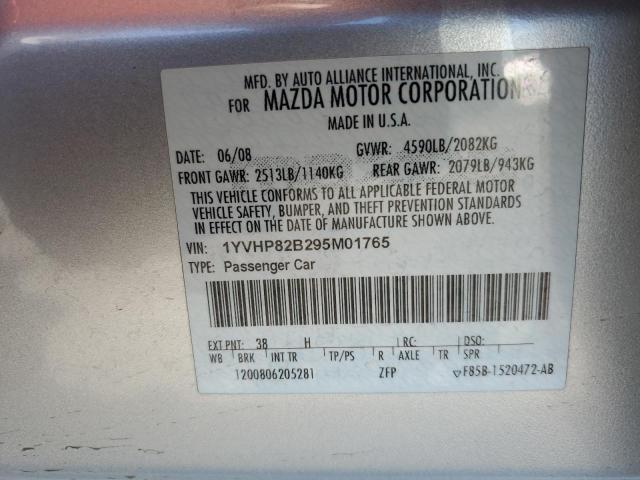 Photo 12 VIN: 1YVHP82B295M01765 - MAZDA 6 S 