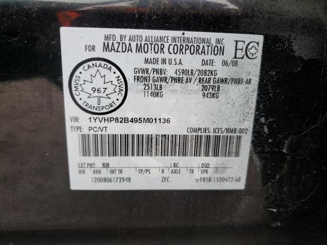 Photo 9 VIN: 1YVHP82B495M01136 - MAZDA 6 S 