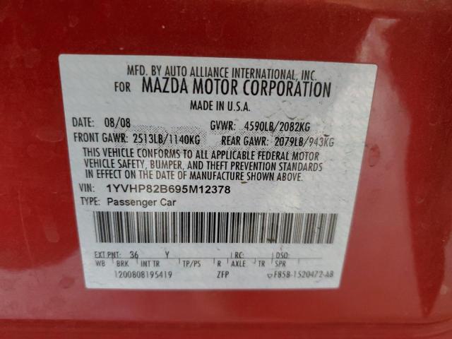 Photo 11 VIN: 1YVHP82B695M12378 - MAZDA 6 S 