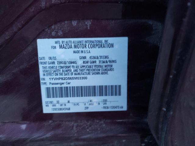 Photo 13 VIN: 1YVHP82D565M03300 - MAZDA 6 