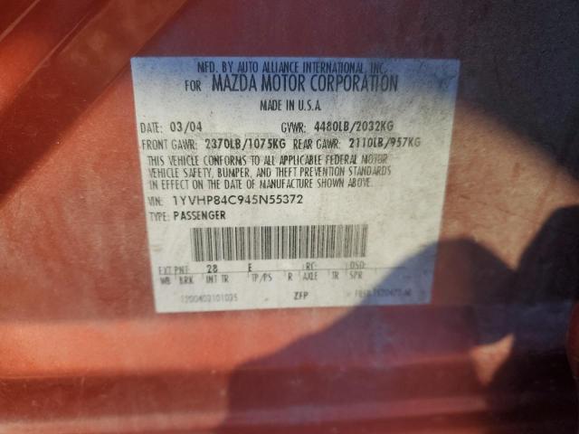 Photo 11 VIN: 1YVHP84C945N55372 - MAZDA 6 I 