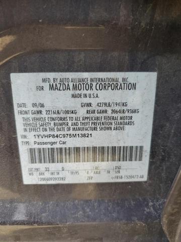 Photo 11 VIN: 1YVHP84C975M13821 - MAZDA 6 I 