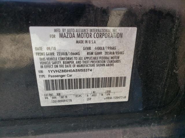 Photo 11 VIN: 1YVHZ8BH0A5M55374 - MAZDA 6 I 