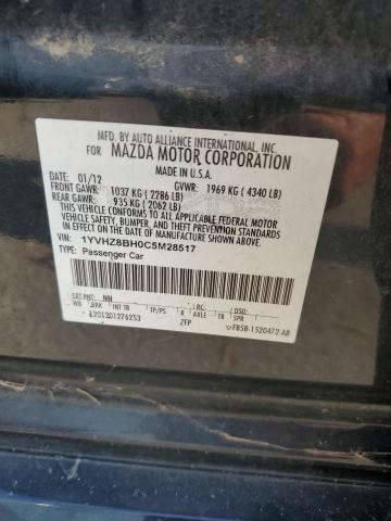 Photo 11 VIN: 1YVHZ8BH0C5M28517 - MAZDA 6 I 