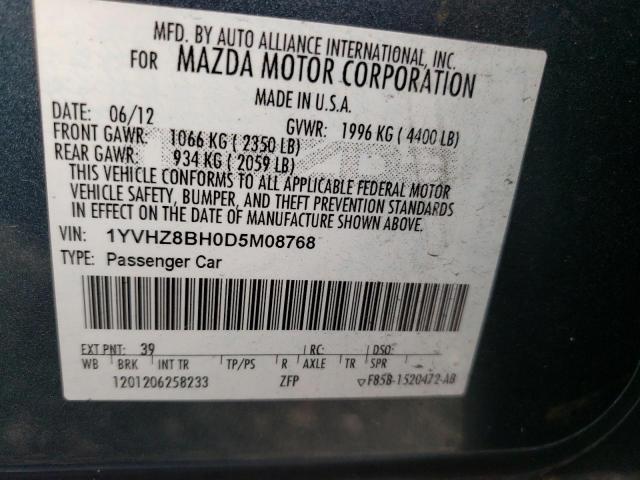 Photo 11 VIN: 1YVHZ8BH0D5M08768 - MAZDA 6 SPORT 