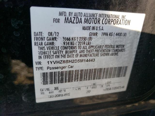 Photo 11 VIN: 1YVHZ8BH2D5M14443 - MAZDA 6 SPORT 