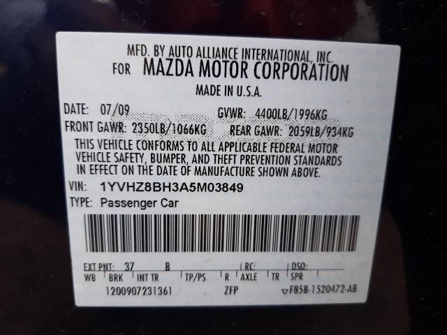 Photo 11 VIN: 1YVHZ8BH3A5M03849 - MAZDA 6 I 