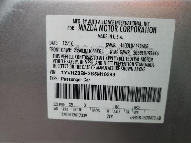 Photo 9 VIN: 1YVHZ8BH3B5M10298 - MAZDA 6 I 