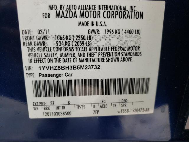 Photo 9 VIN: 1YVHZ8BH3B5M23732 - MAZDA 6 I 