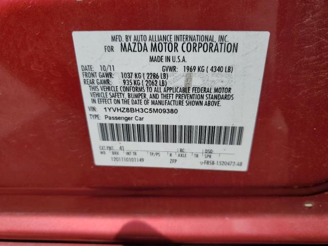 Photo 11 VIN: 1YVHZ8BH3C5M09380 - MAZDA 6 