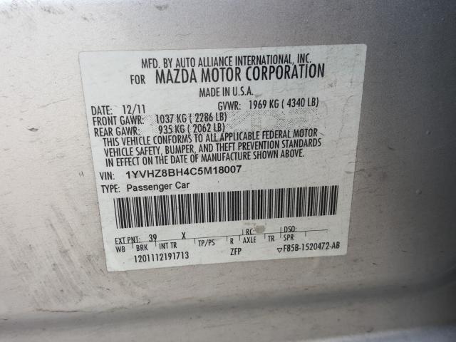 Photo 9 VIN: 1YVHZ8BH4C5M18007 - MAZDA 6 I 