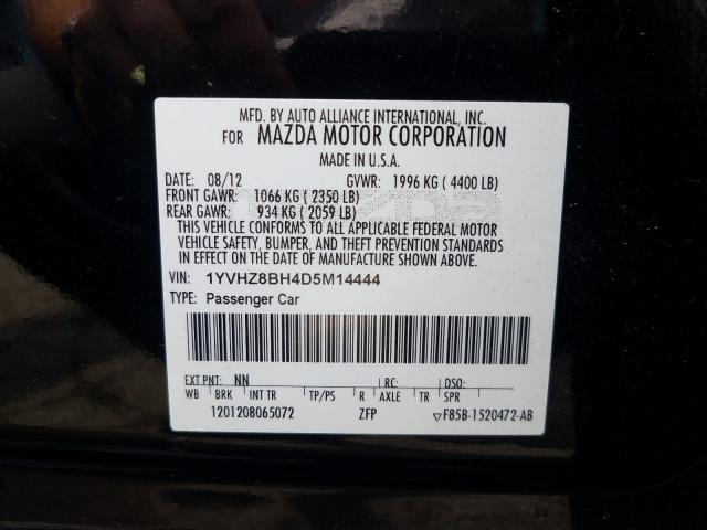 Photo 9 VIN: 1YVHZ8BH4D5M14444 - MAZDA 6 