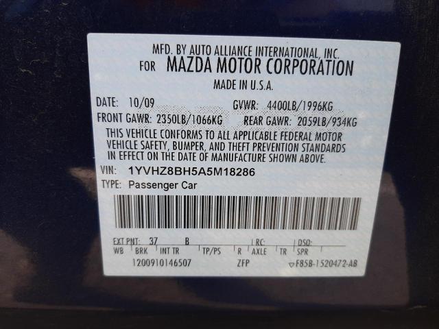 Photo 9 VIN: 1YVHZ8BH5A5M18286 - MAZDA 6 I 