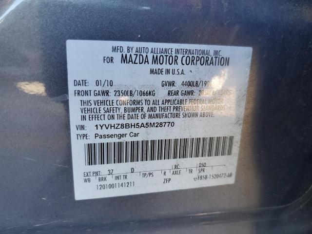 Photo 11 VIN: 1YVHZ8BH5A5M28770 - MAZDA 6 