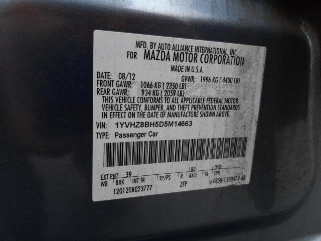 Photo 12 VIN: 1YVHZ8BH5D5M14663 - MAZDA 6 SPORT 