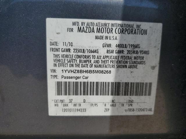 Photo 11 VIN: 1YVHZ8BH6B5M08268 - MAZDA 6 