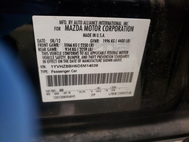 Photo 9 VIN: 1YVHZ8BH6D5M14039 - MAZDA 6 SPORT 