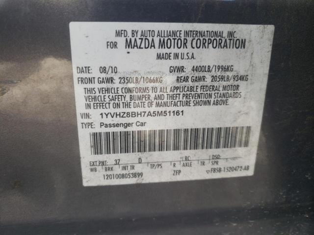 Photo 11 VIN: 1YVHZ8BH7A5M51161 - MAZDA 6 