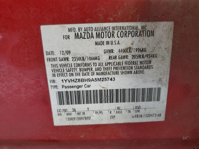 Photo 11 VIN: 1YVHZ8BH9A5M25743 - MAZDA 6 I 