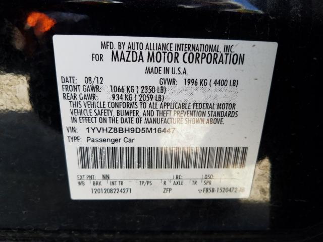 Photo 9 VIN: 1YVHZ8BH9D5M16447 - MAZDA 6 SPORT 