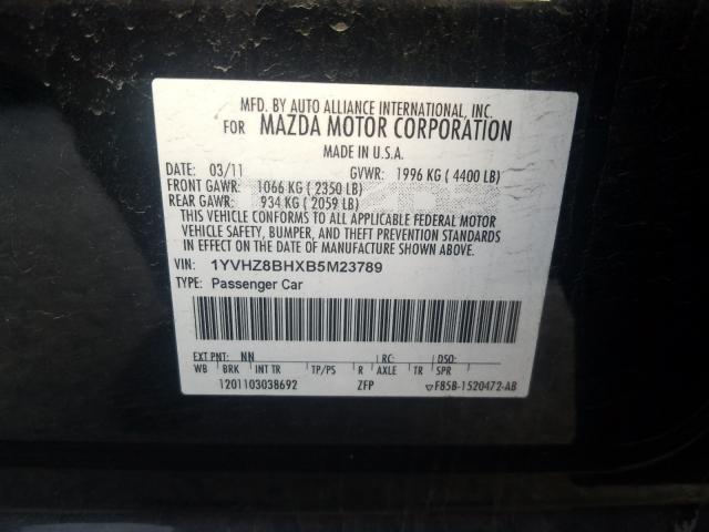 Photo 9 VIN: 1YVHZ8BHXB5M23789 - MAZDA 6 I 