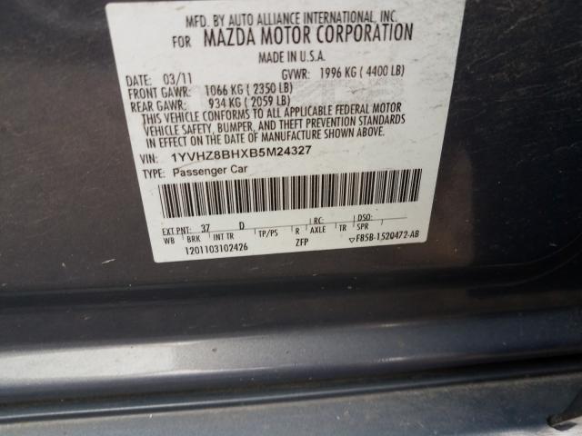 Photo 9 VIN: 1YVHZ8BHXB5M24327 - MAZDA 6 I 