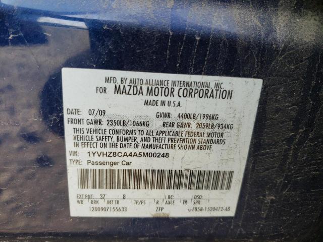 Photo 11 VIN: 1YVHZ8CA4A5M00248 - MAZDA 6 I 