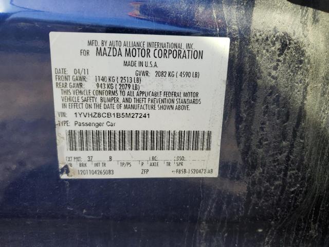 Photo 11 VIN: 1YVHZ8CB1B5M27241 - MAZDA 6 