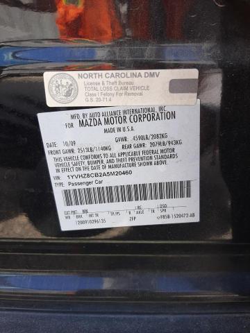 Photo 9 VIN: 1YVHZ8CB2A5M20460 - MAZDA 6 S 