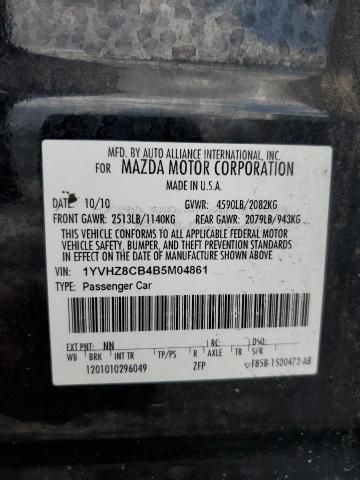 Photo 11 VIN: 1YVHZ8CB4B5M04861 - MAZDA 6 